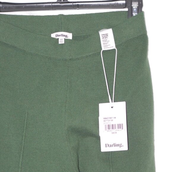 NWT Loungewear Sweater Pants Comfy Pipe Legs Super Soft Bottoms Darling, XS - Picture 6 of 9